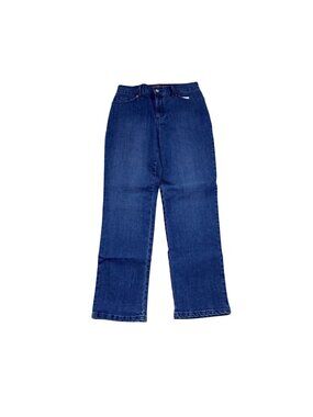 Gloria Vanderbilt Jeans Amanda Supreme Stretch Size 6 Blue Short Mid Rise Straig